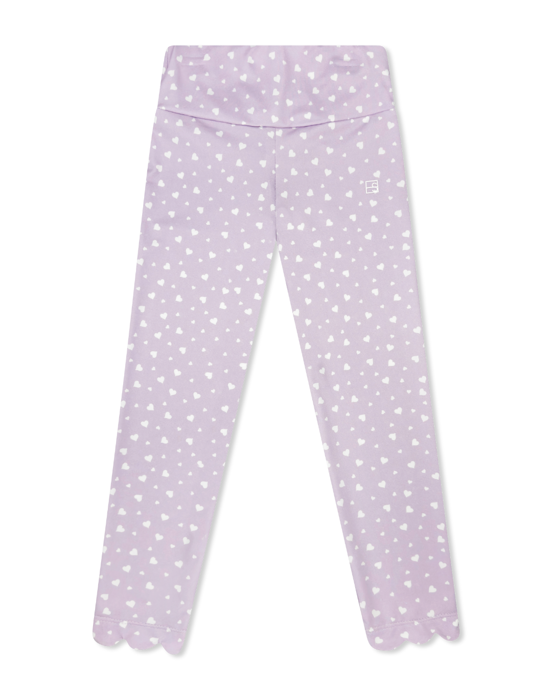 Sadie Scallop Legging - Be Mine