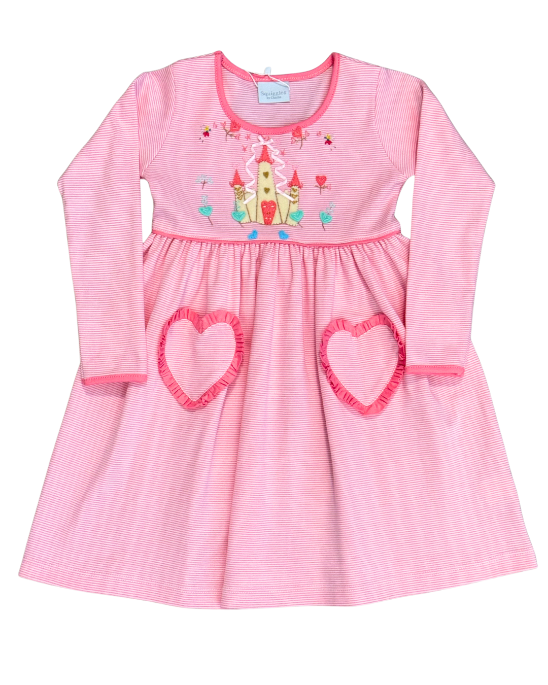 Squiggles - Sweet Castle Heart Pocket Popover Dress