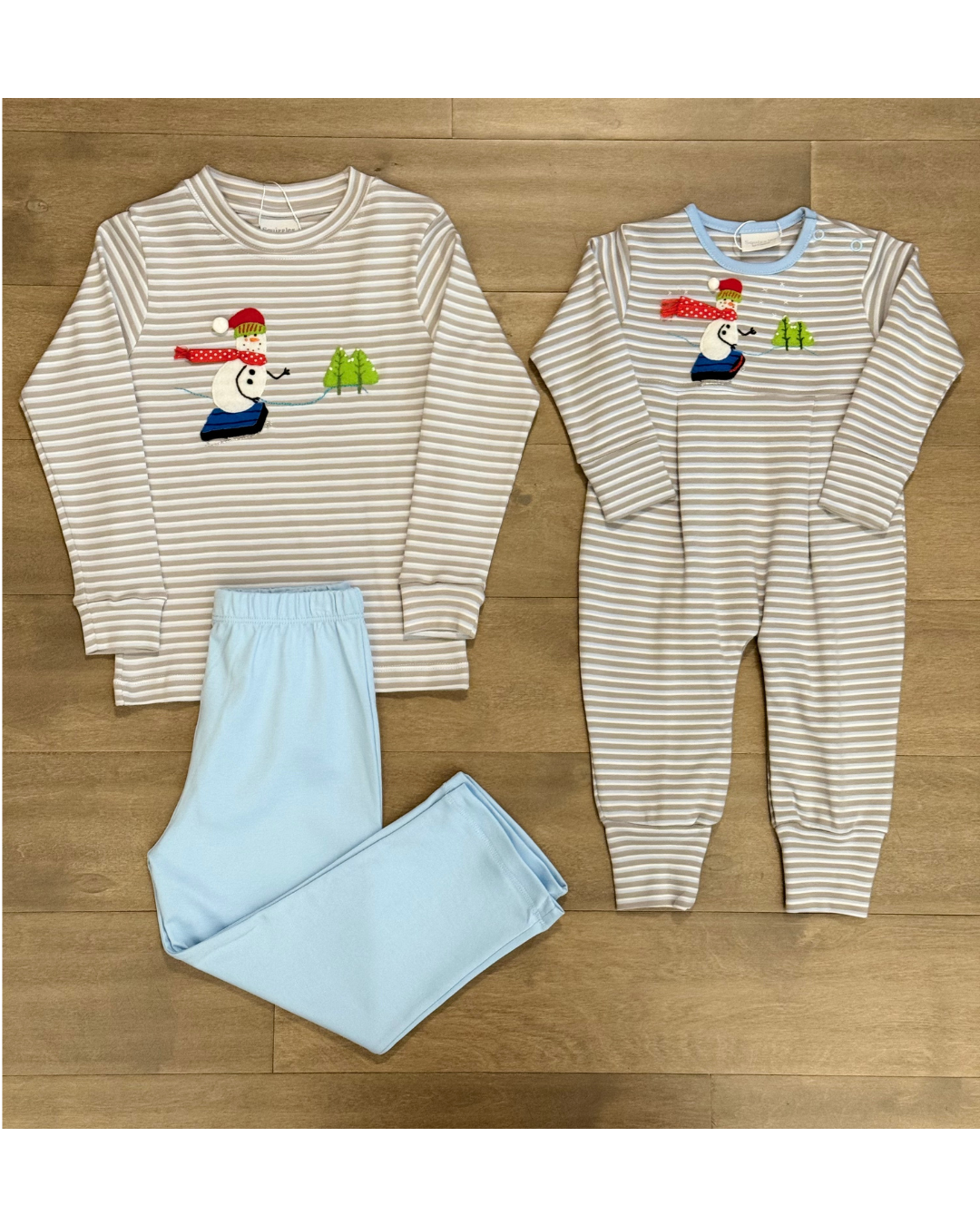 Squiggles - Downhill Snowman Romper