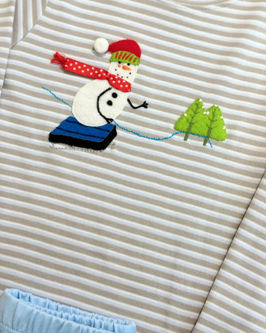 Squiggles - Downhill Snowman Pant Set