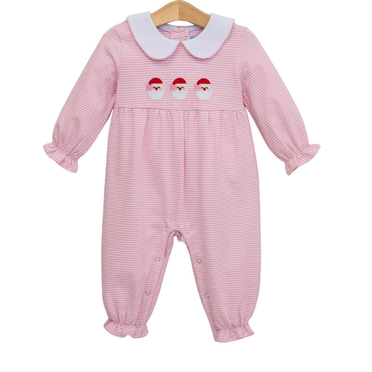 Santa Trio - Pink Romper