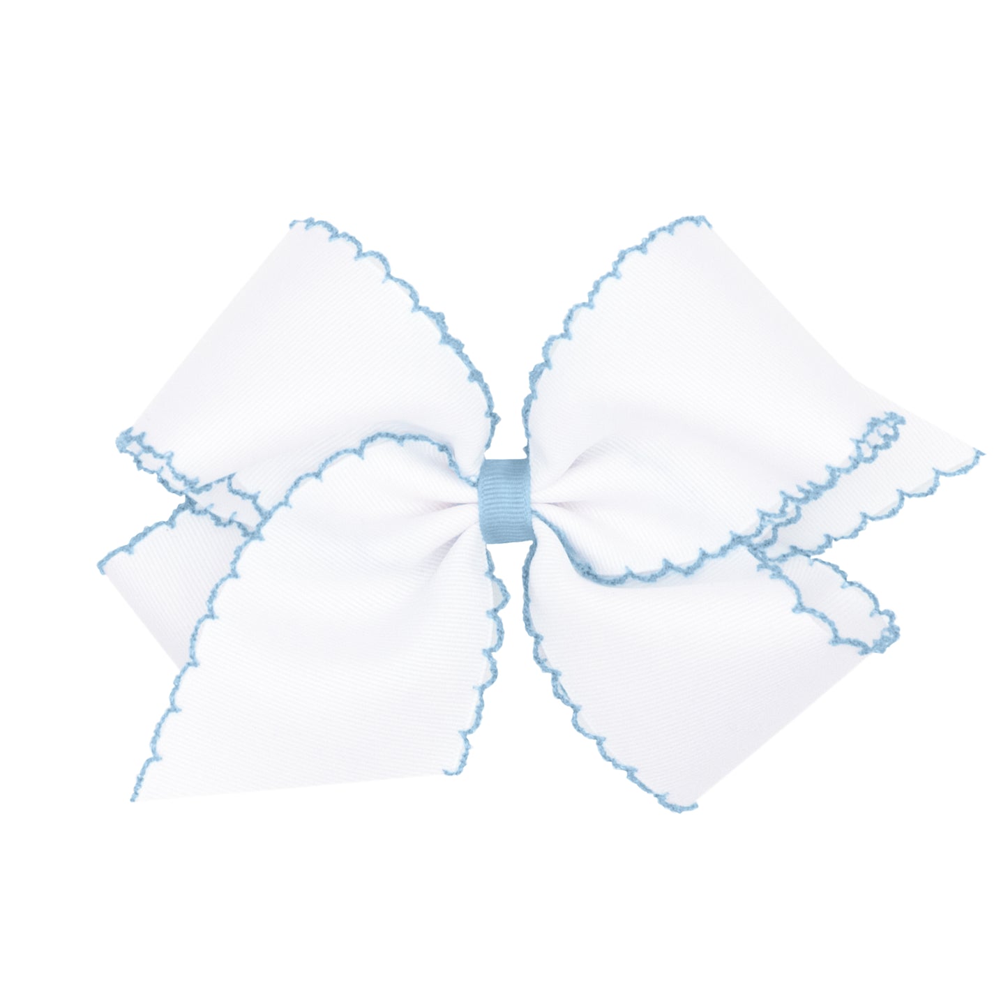 King Moonstitch Grosgrain Hair Bow (Multiple Colors)