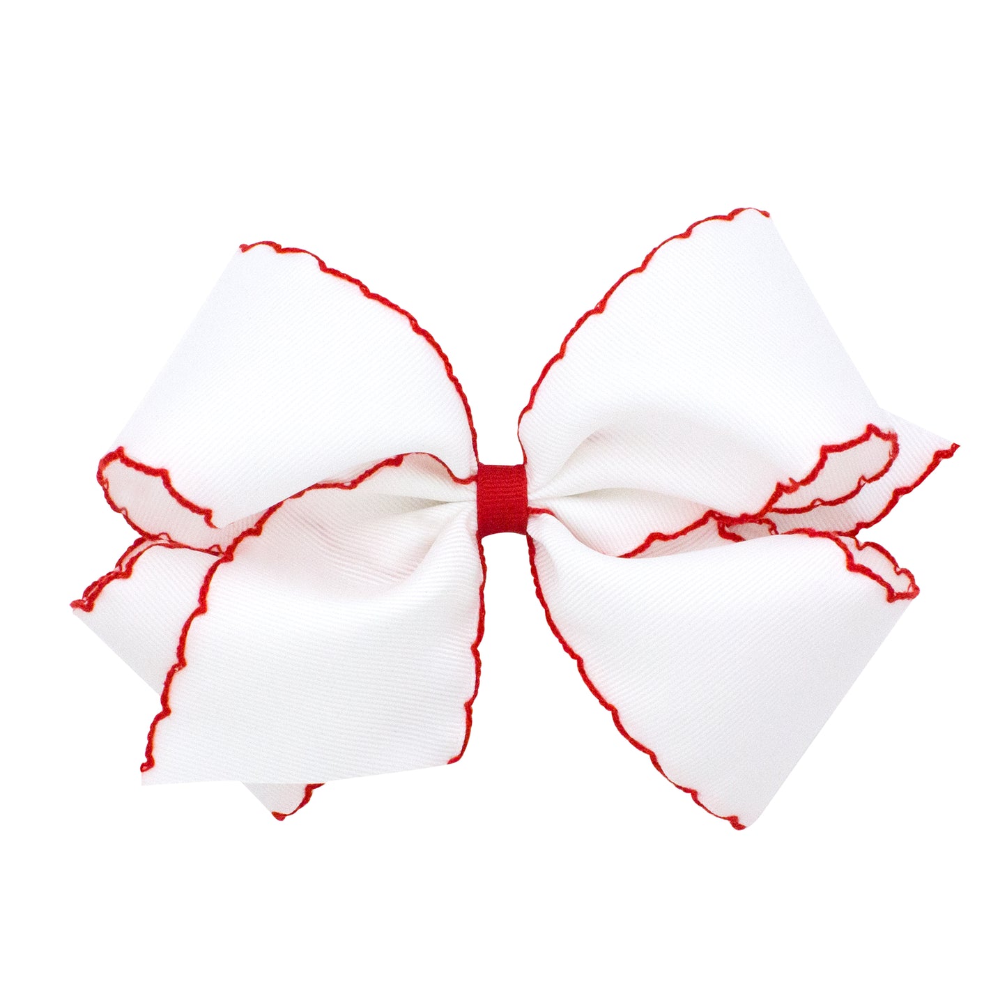 King Moonstitch Grosgrain Hair Bow (Multiple Colors)
