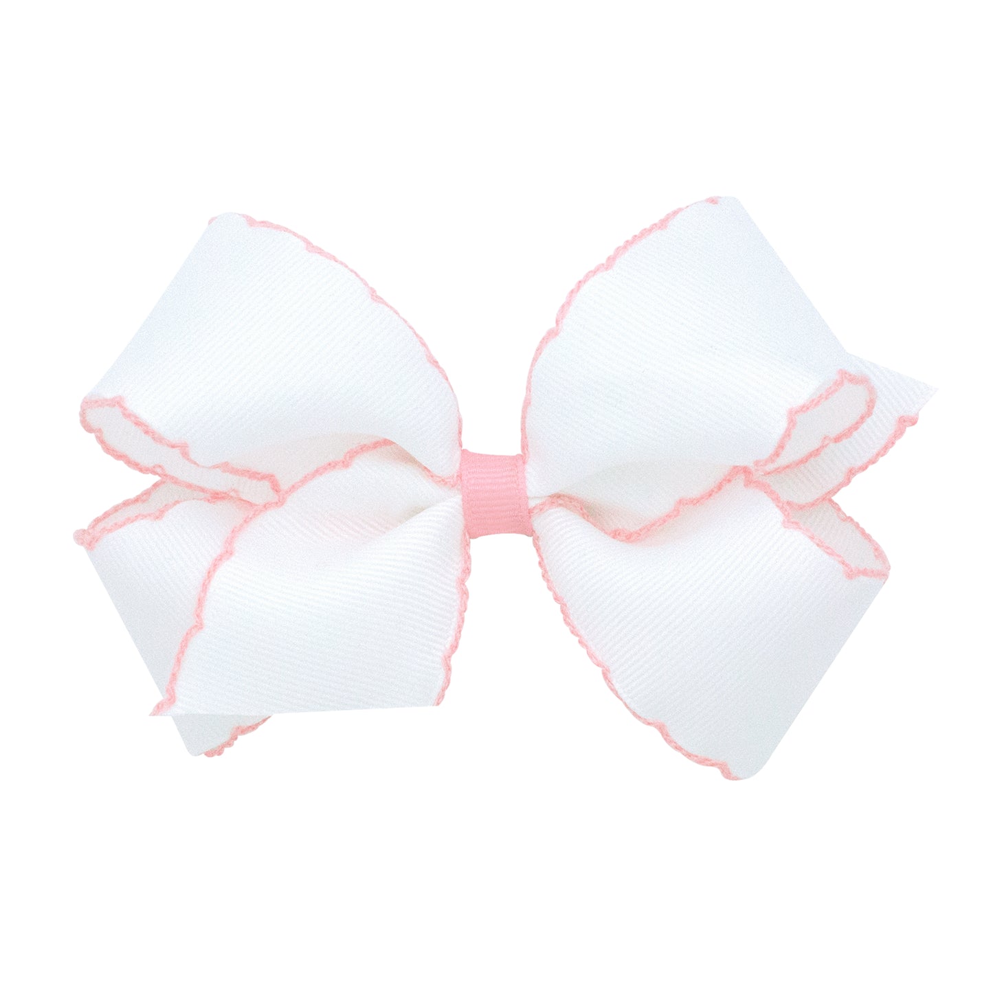 Medium Moonstitch Grosgrain Hair Bow (Multiple Colors)