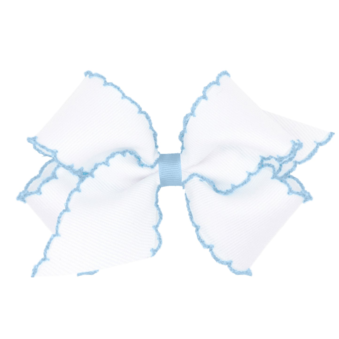 Medium Moonstitch Grosgrain Hair Bow (Multiple Colors)