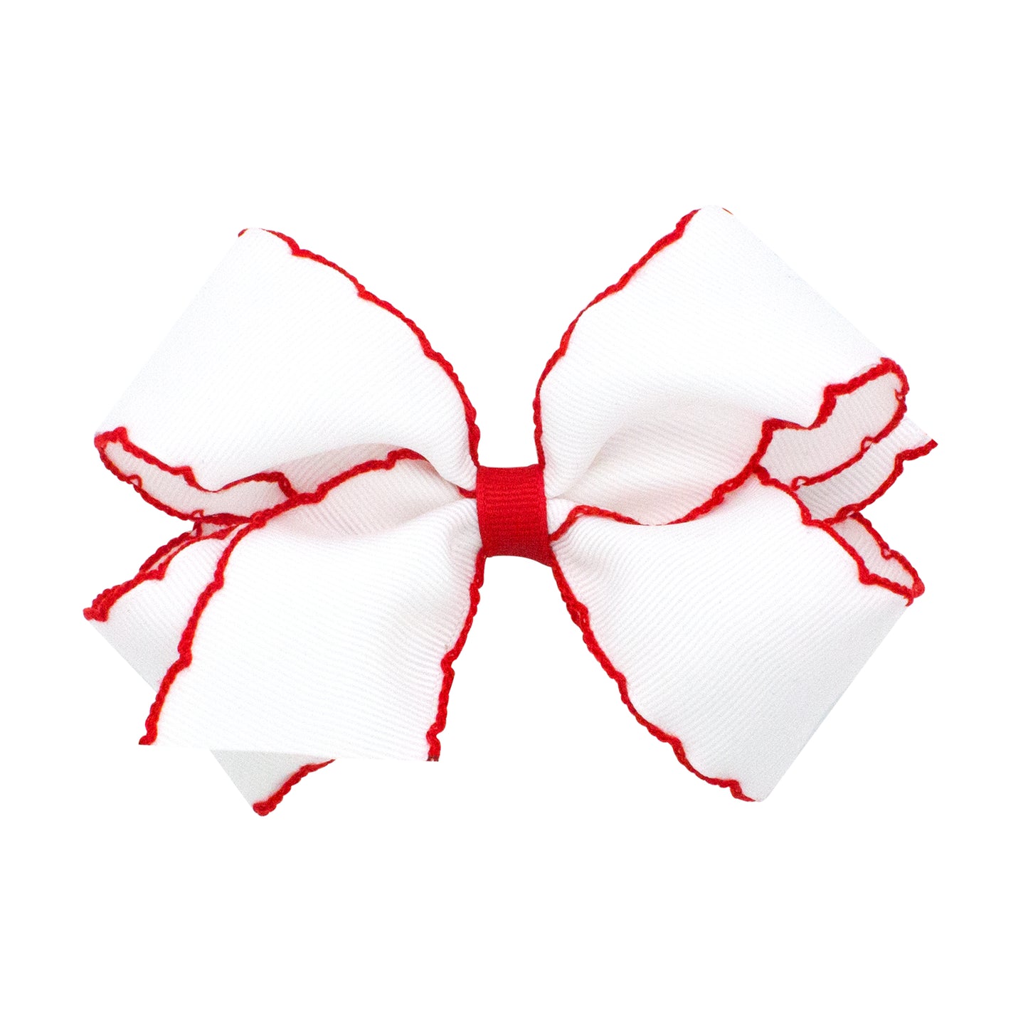 Medium Moonstitch Grosgrain Hair Bow (Multiple Colors)