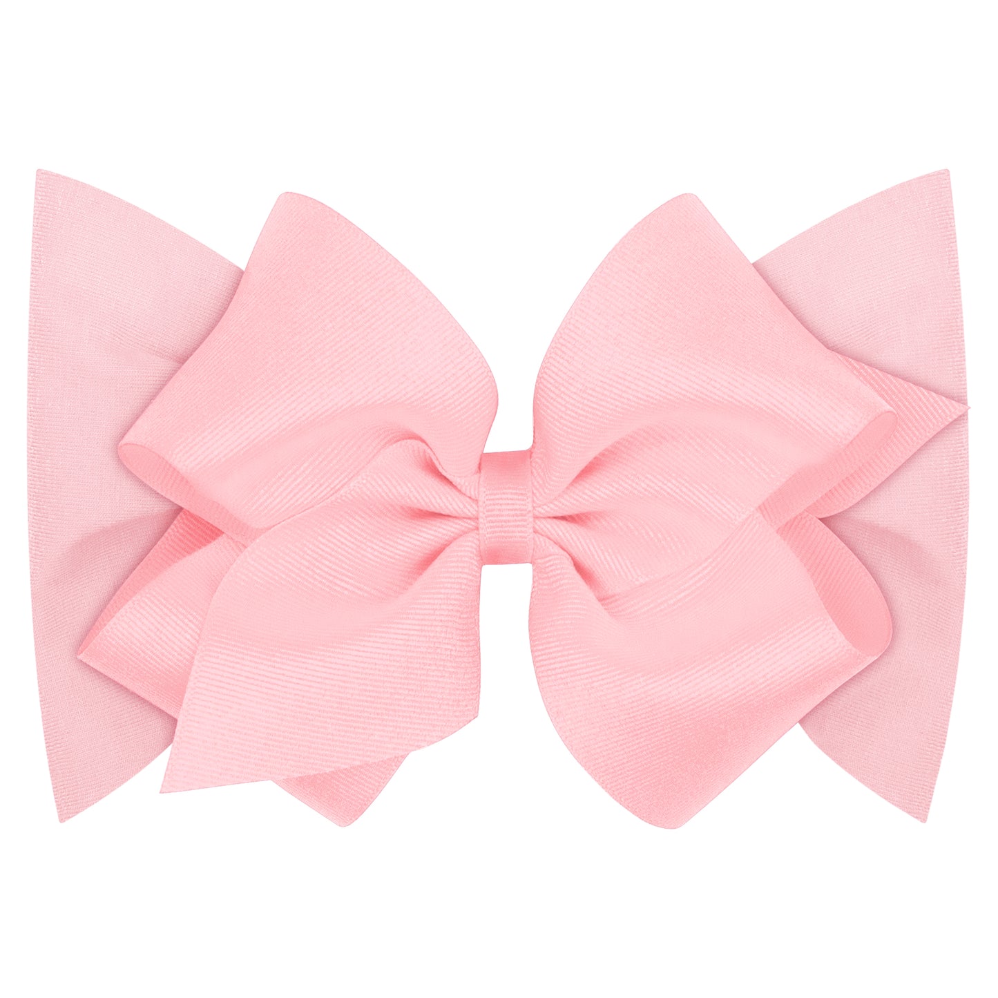 Small King Grosgrain Bow on Matching Cotton Jersey Baby Headband