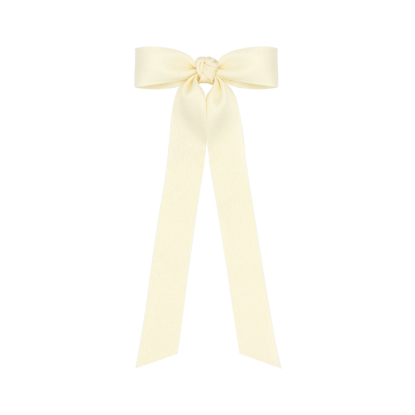 Mini Matte Satin Hair Bow with Streamer Tails