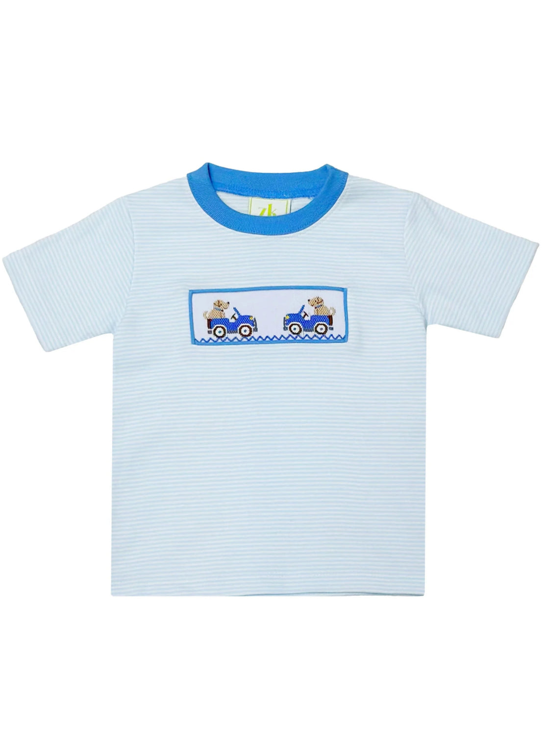 Harry's Smocked Play Tee and Knit Leo Short Set - Labrador