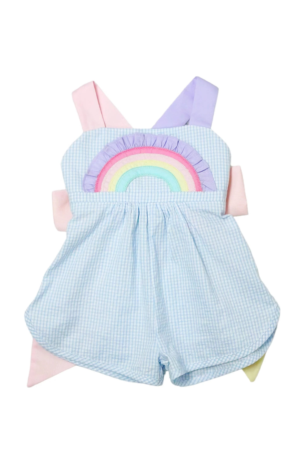 Sussie Seersucker Overall - Rainbow