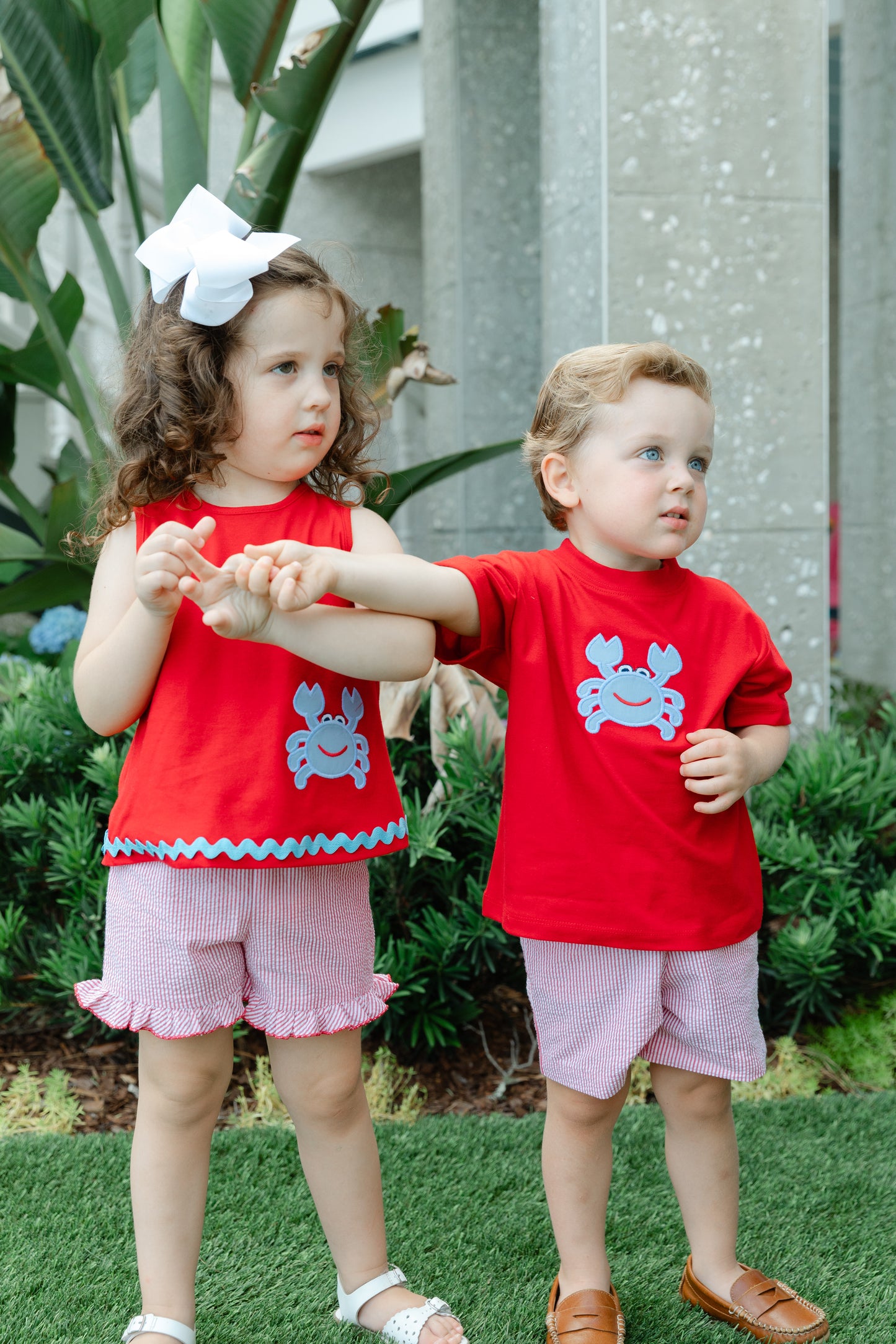 Crab Girls Short Set