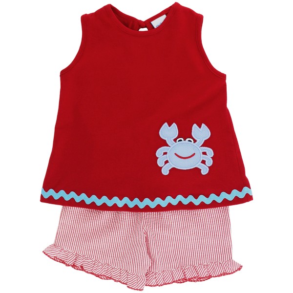 Crab Girls Short Set