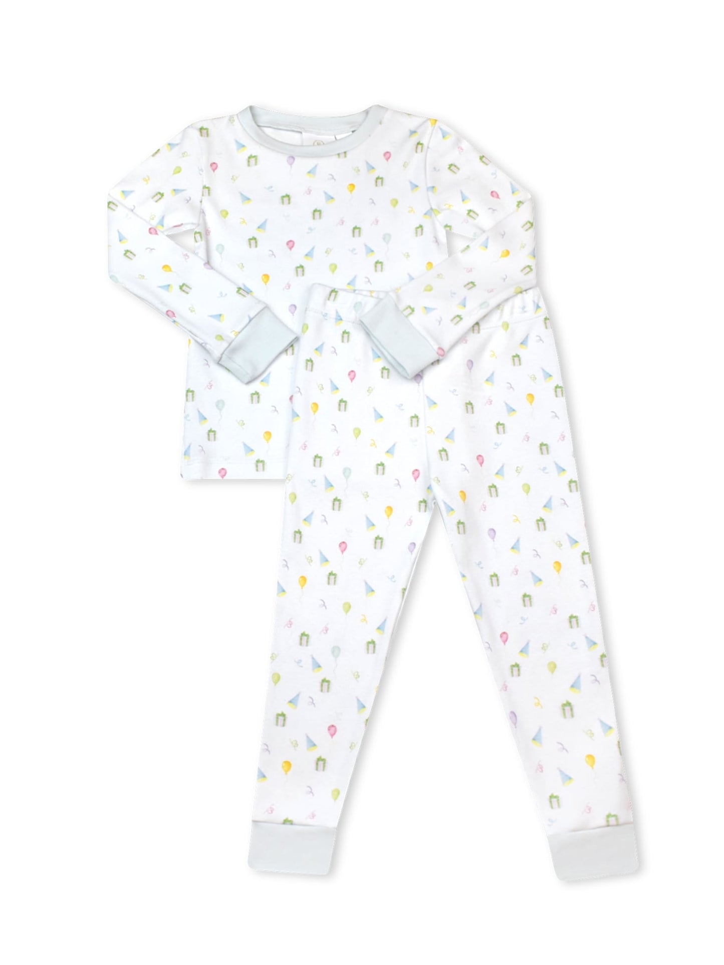 Sweet Pea PJ Set - Blue Party