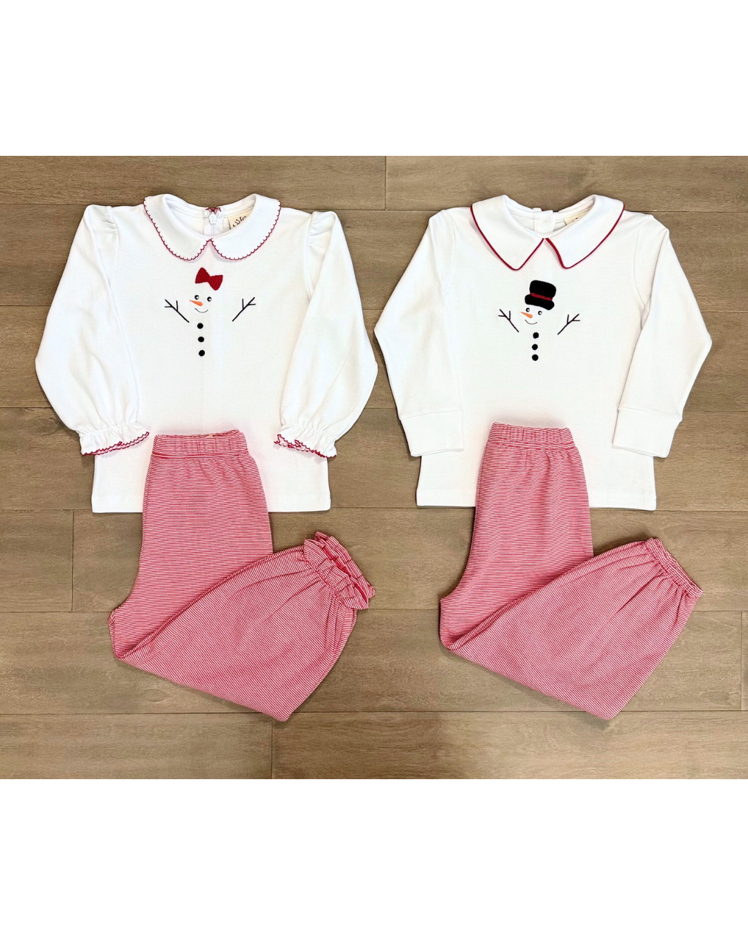 Luigi Boy Snowman Bloomer Pant Set