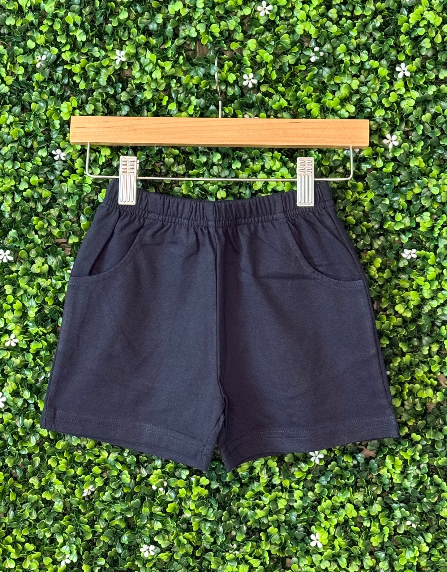 Luigi Knit Pocket Shorts - Navy