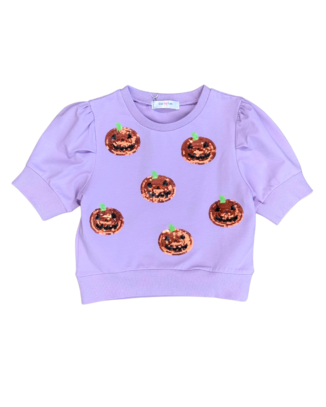 Sequined Jack-O-Lantern Shirt