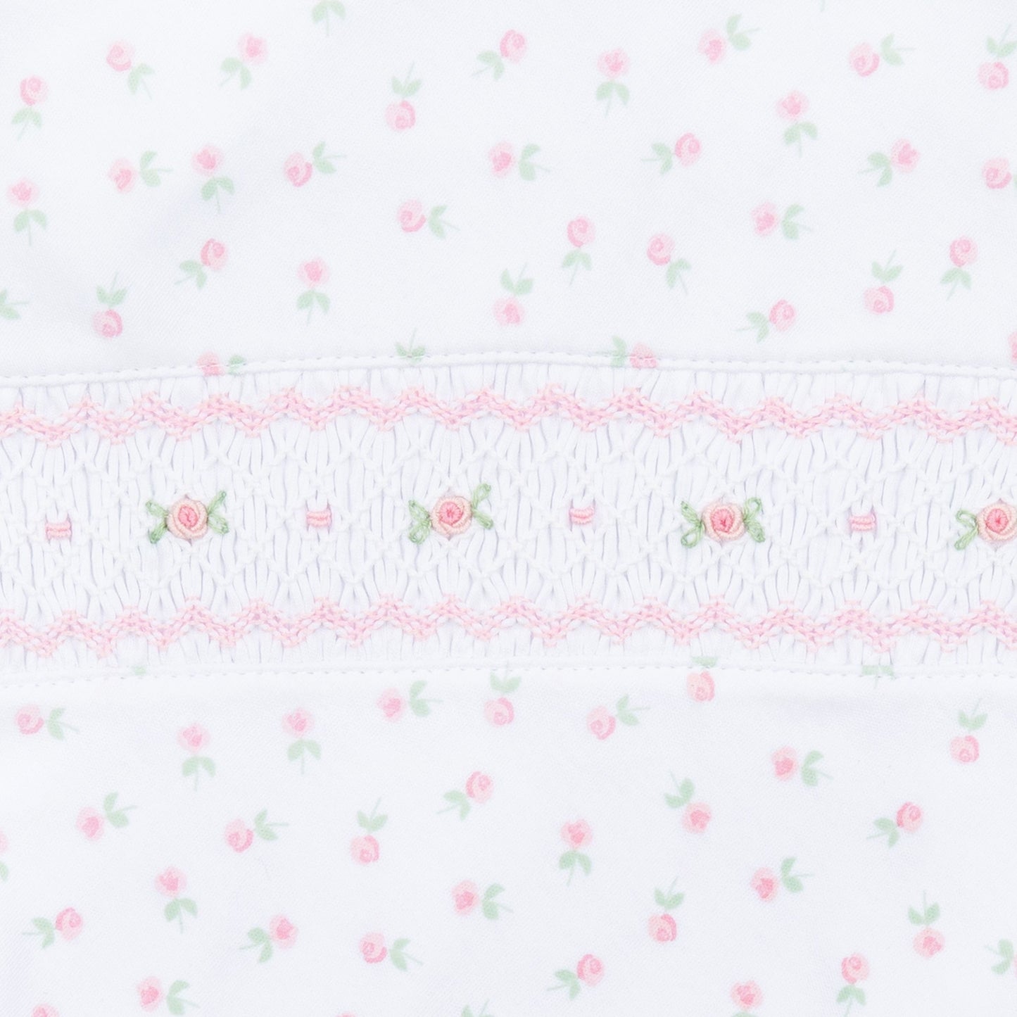 Juliette's Classics - Pink Smocked Infant Gown