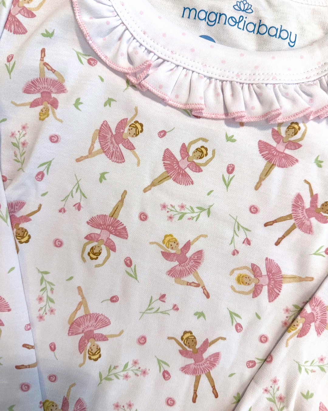 Twinkle Toes Ruffle Pima Pajamas