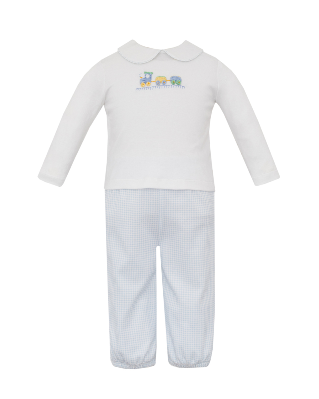 Train - Gingham Bubble Pants Set