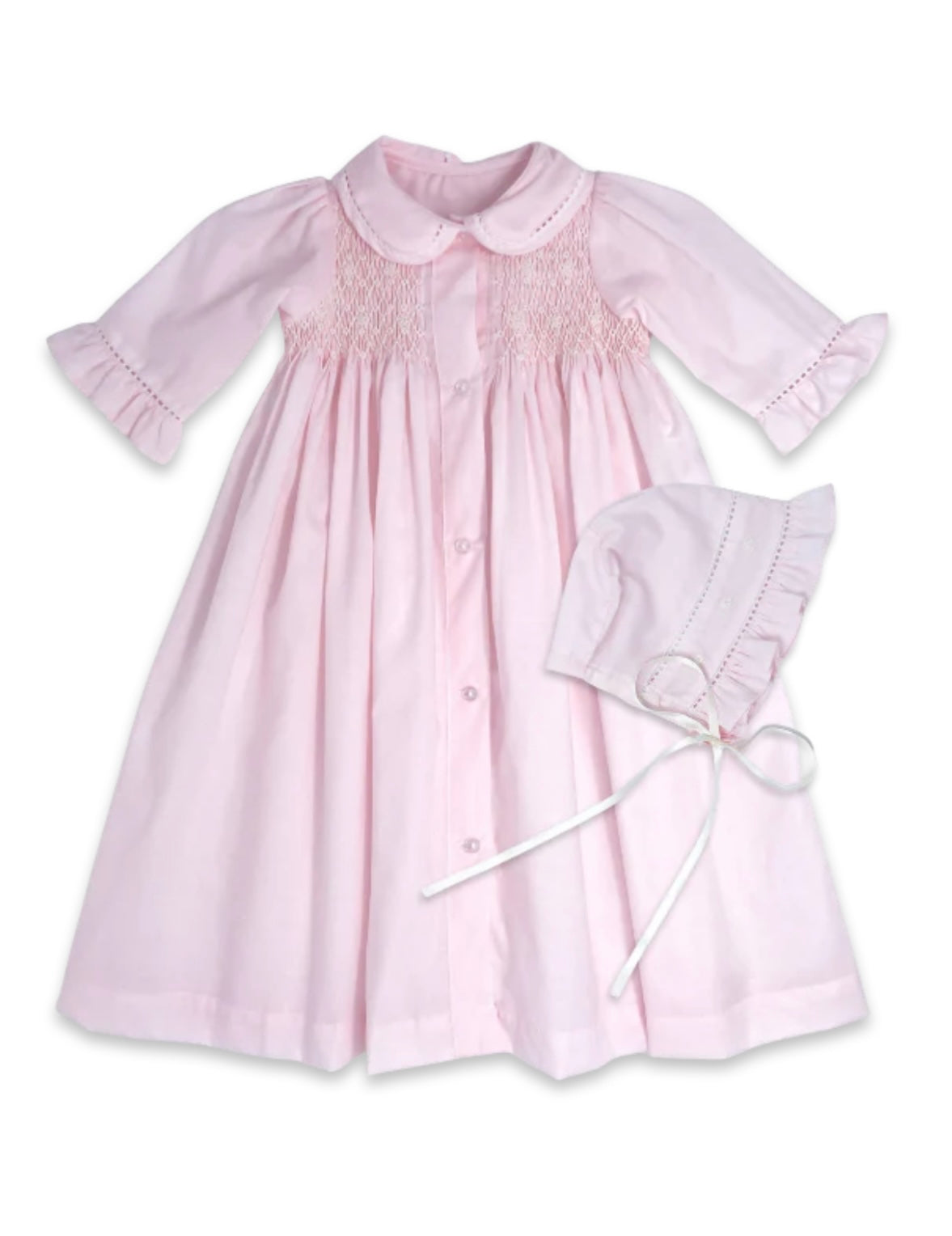 Royal Daygown Set - Blessings Pink Batiste