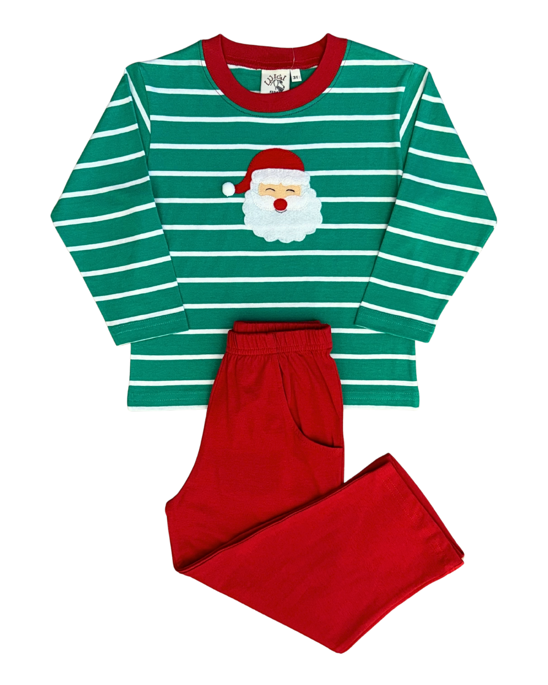 Luigi Pant Set - Santa
