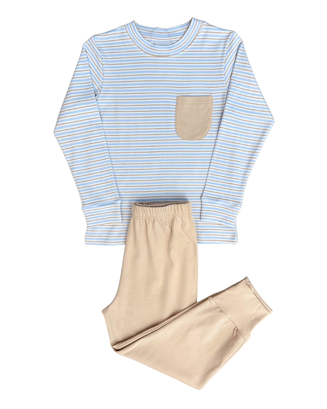Squiggles - Latte Stripe Jogger Set