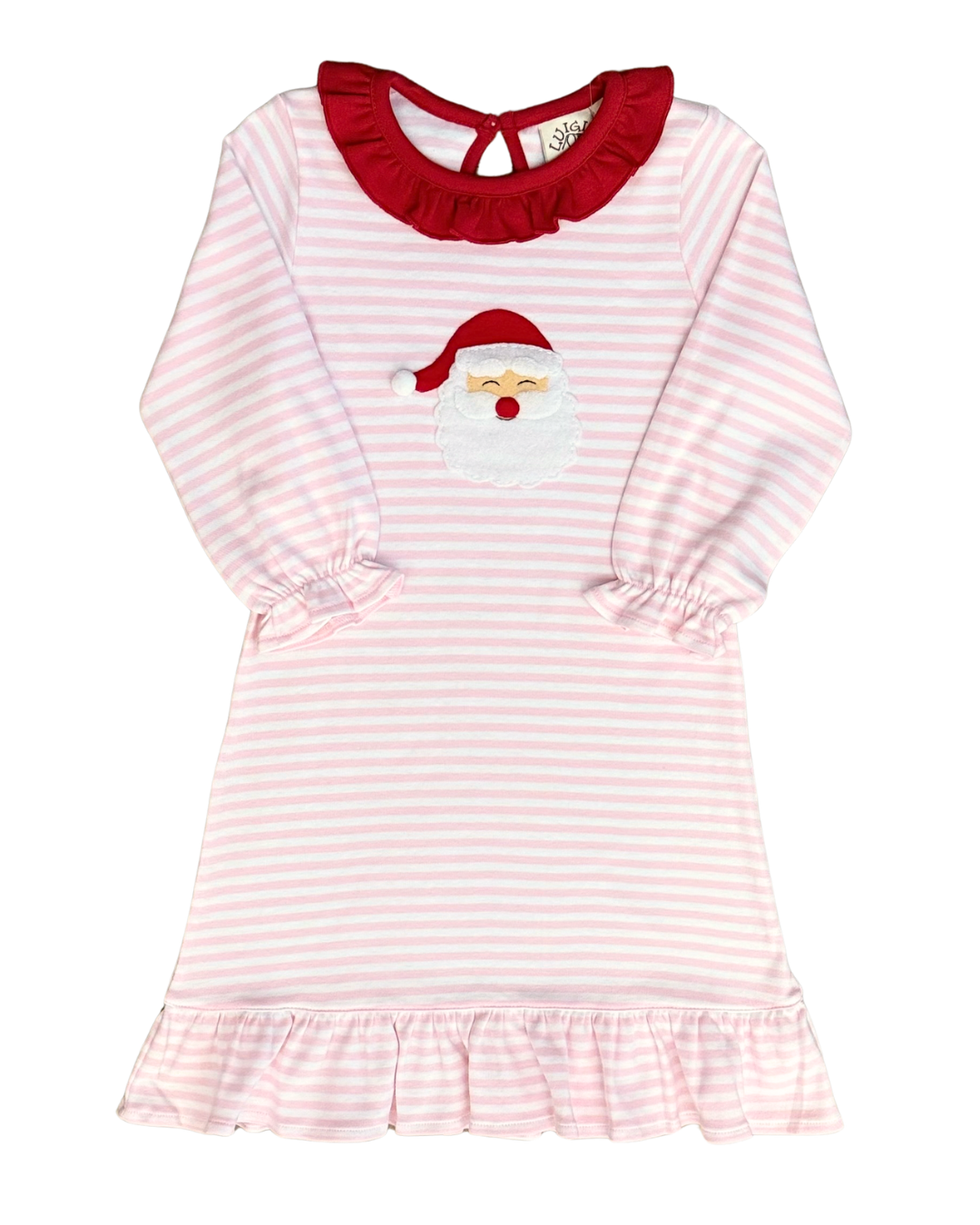 Luigi Ruffled Dress - Santa