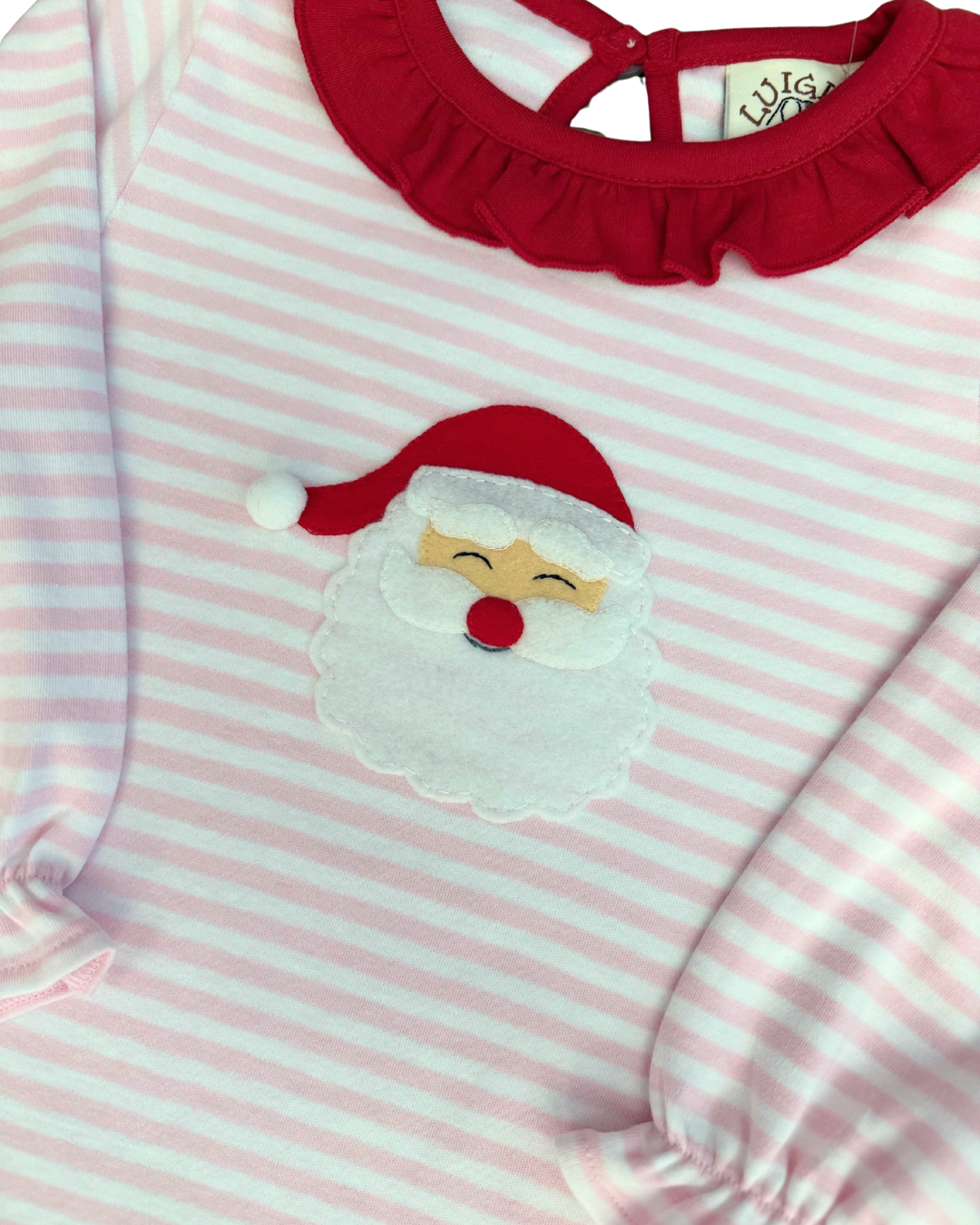 Luigi Ruffled Dress - Santa
