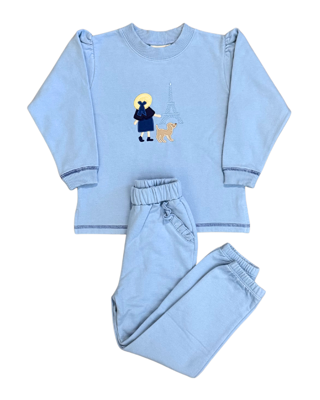 Luigi Fleece Ruffled Sweatsuit - Little Parisian