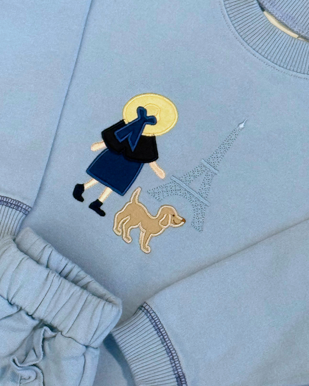 Luigi Fleece Ruffled Sweatsuit - Little Parisian