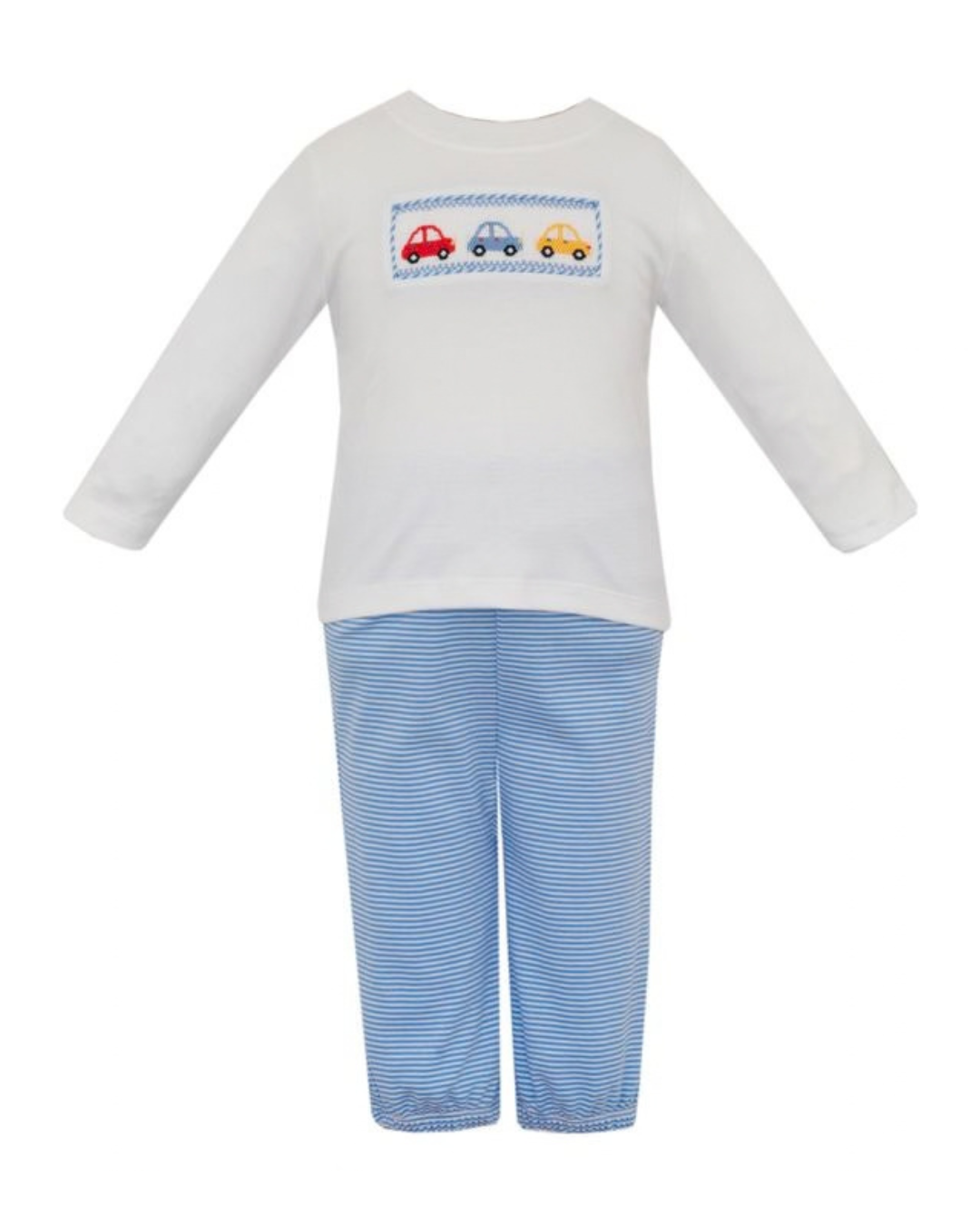 Cars Smocked Knit - Pant Set