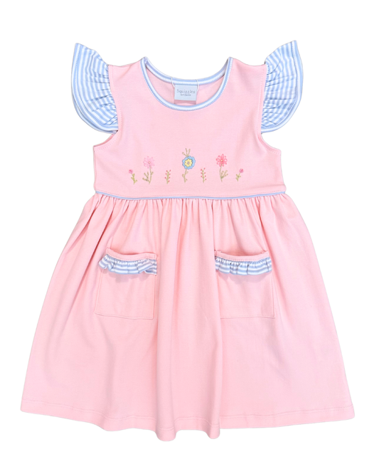 Squiggles - Polly Nators Angel Wing Pocket Dress