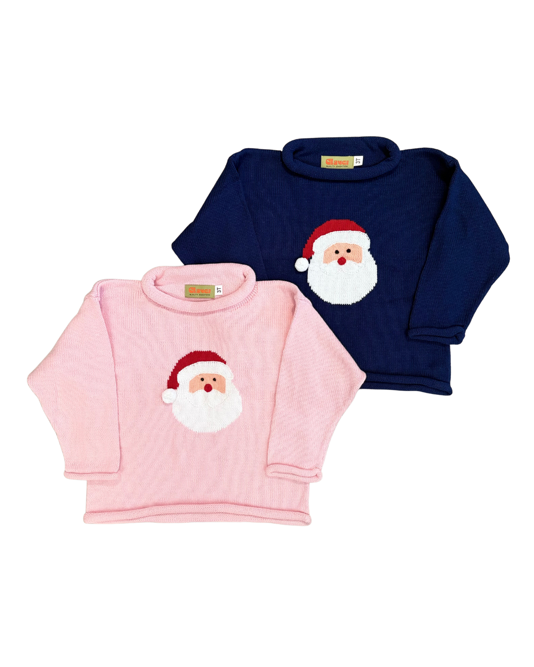 Claver Sweater - Santa on Dark Royal