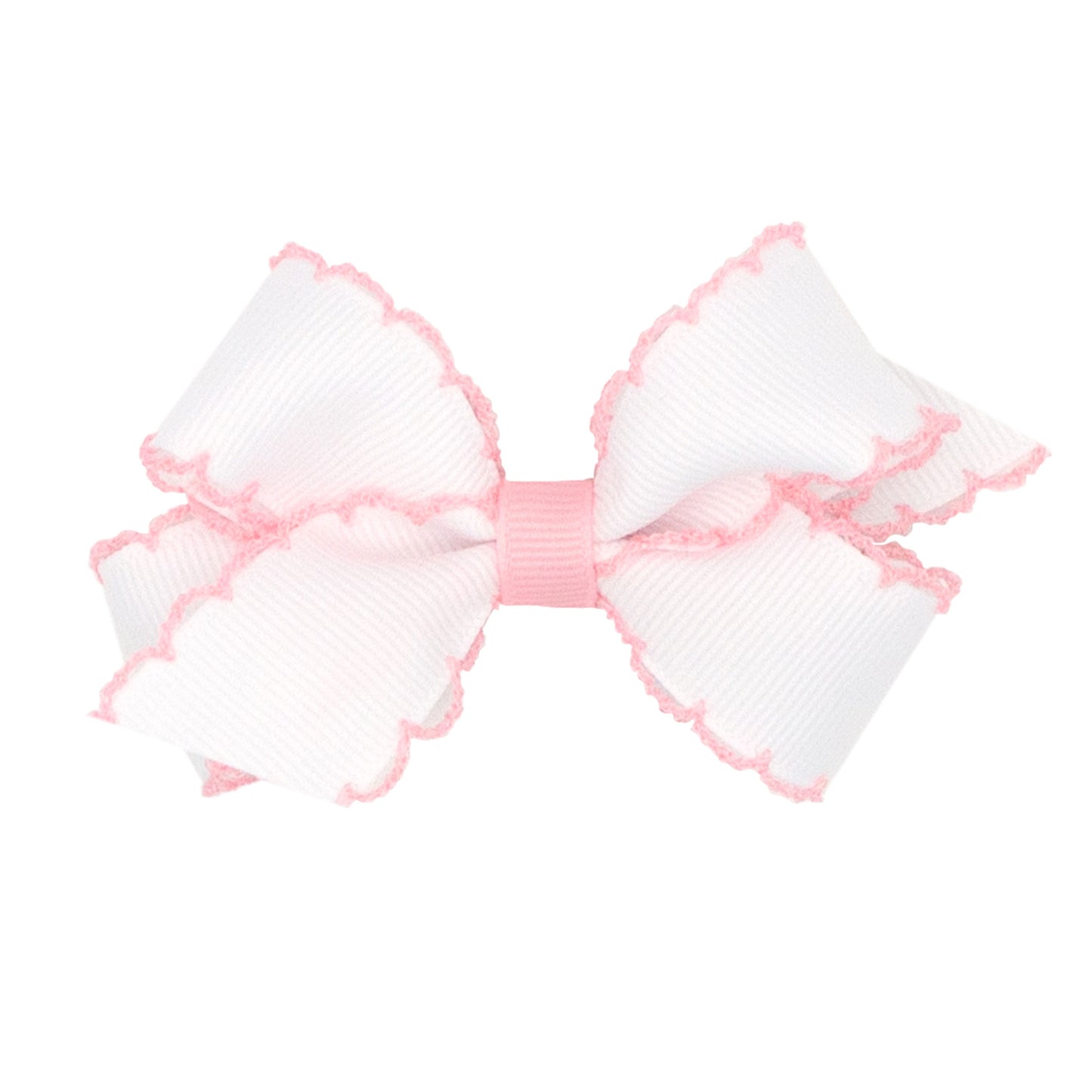 Mini Moonstitch Grosgrain Hair Bow (Multiple Colors)