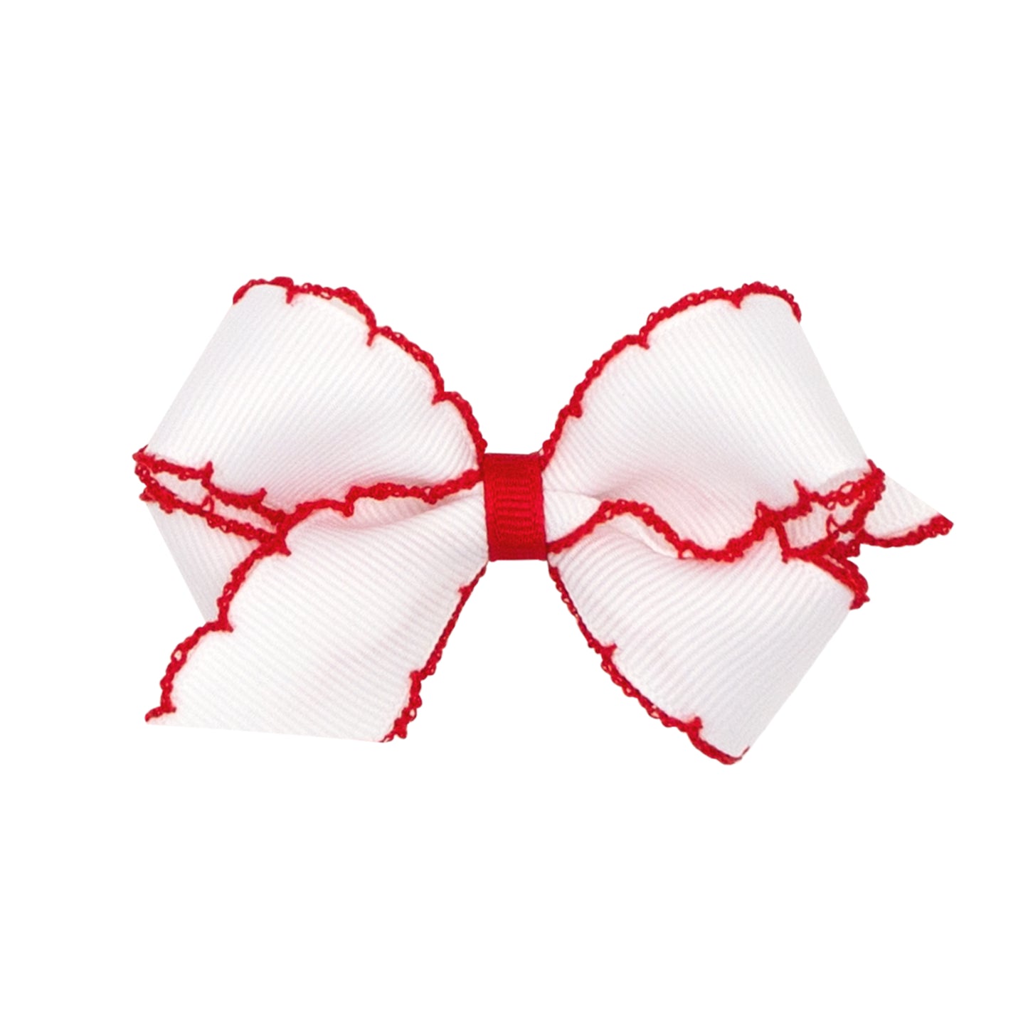 Mini Moonstitch Grosgrain Hair Bow (Multiple Colors)