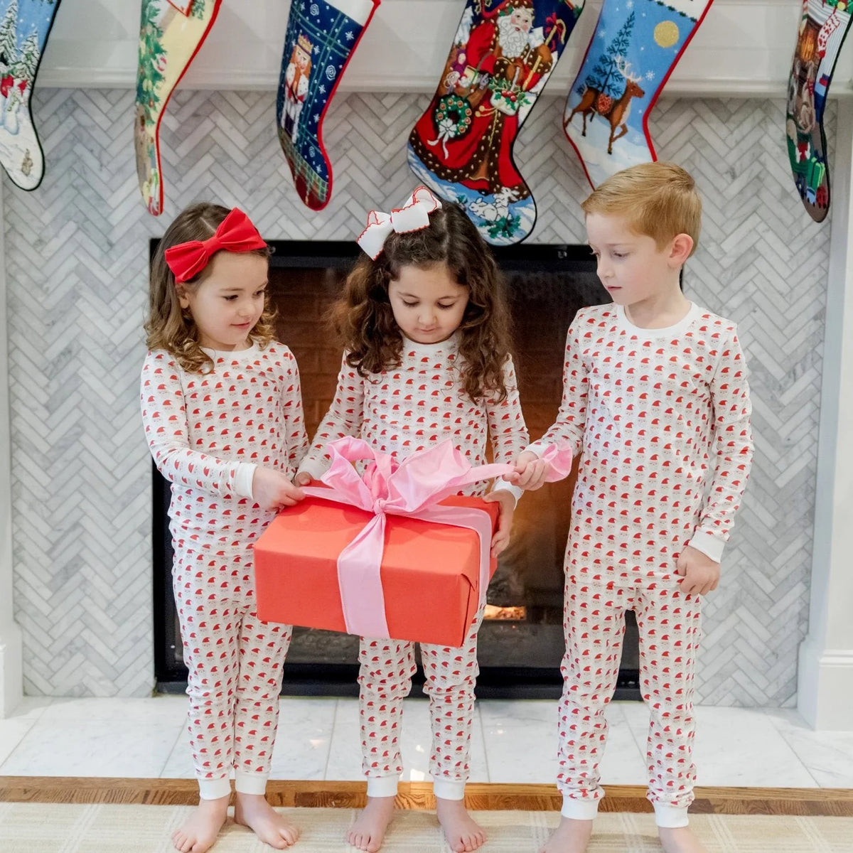Grayson Pajama Set - Whimsical Santa