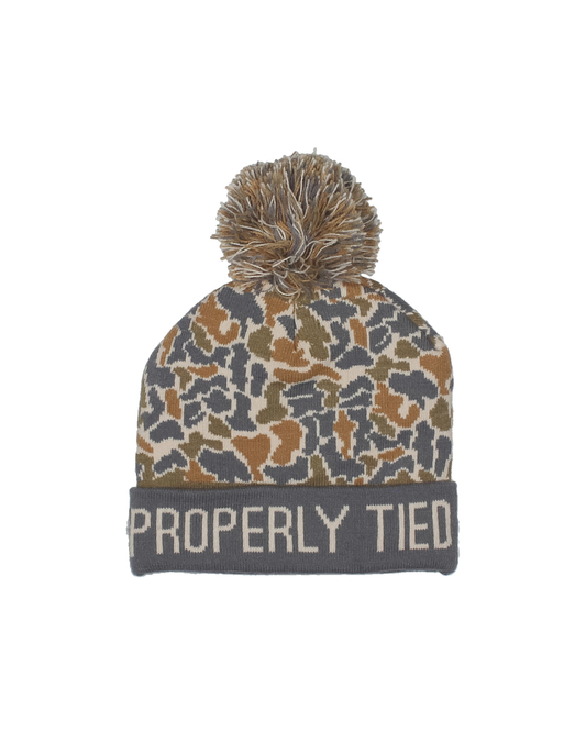 Properly Tied Breck Beanie - Field Camo
