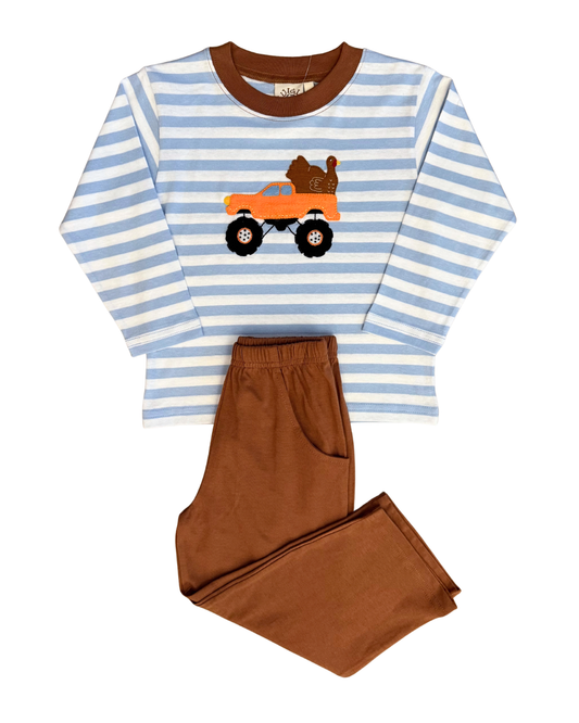 Luigi Pant Set - Turkey Monster Truck