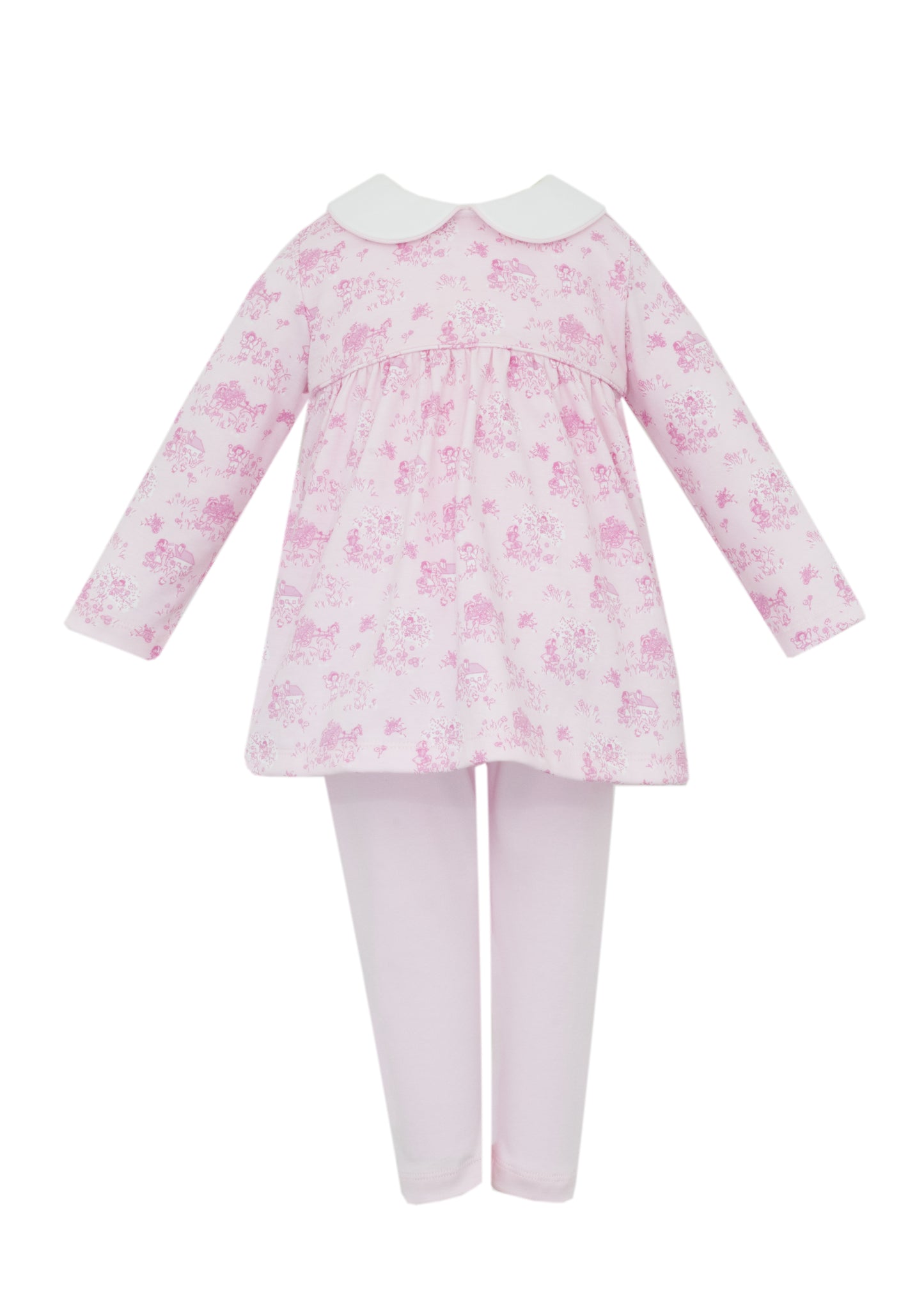 Pink French Toile - Tunic Set
