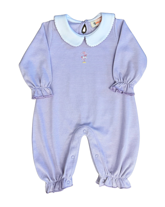 Luigi Ruffled Romper - Mini Carousel