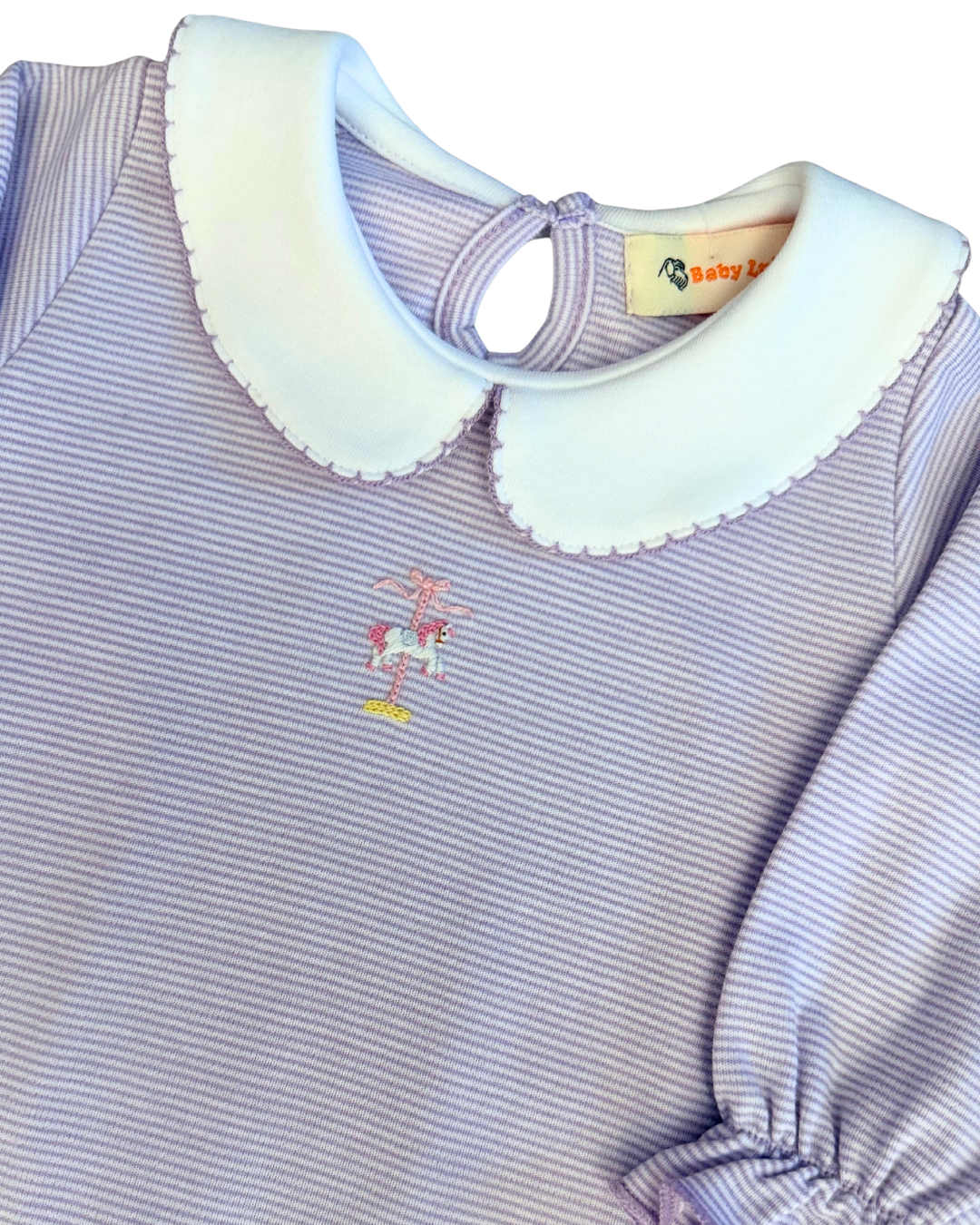 Luigi Ruffled Romper - Mini Carousel