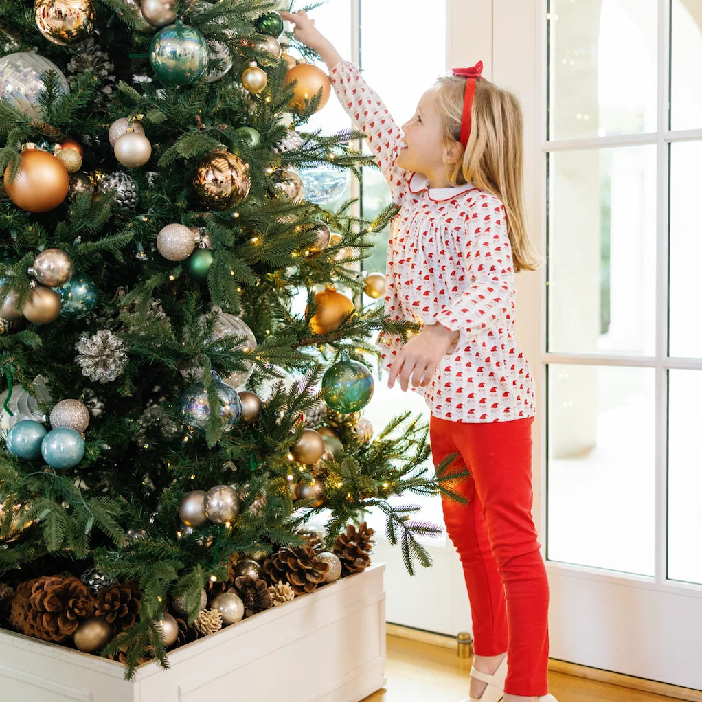 Morgan Girls’ Legging Set - Whimsical Santa