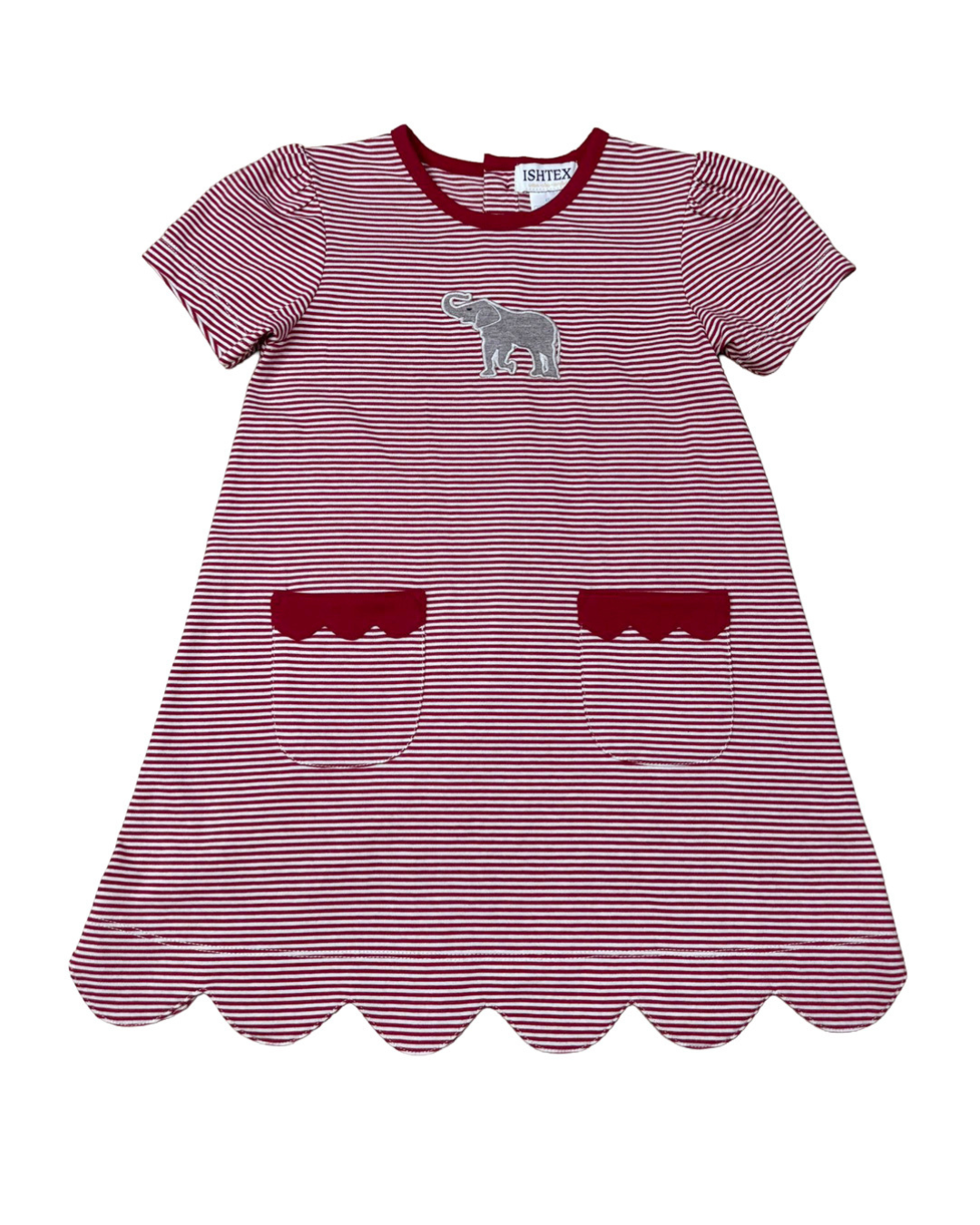 Elephant Football - Scalloped Dress