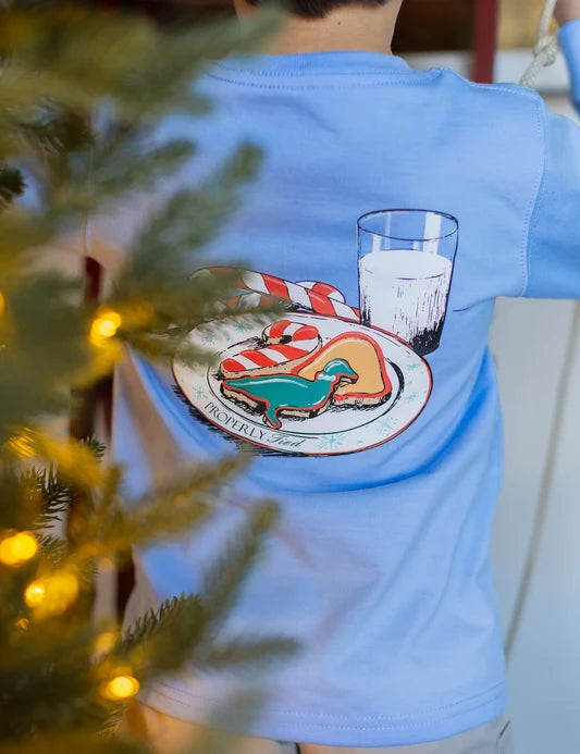 Properly Tied L/S Tee - Milk And Cookies