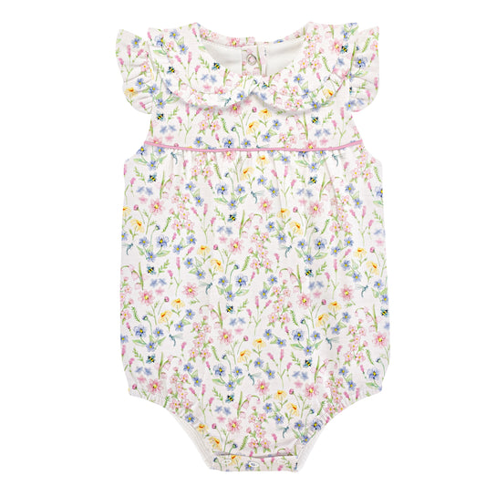 Spring Blush Pima - Ruffled Bubble