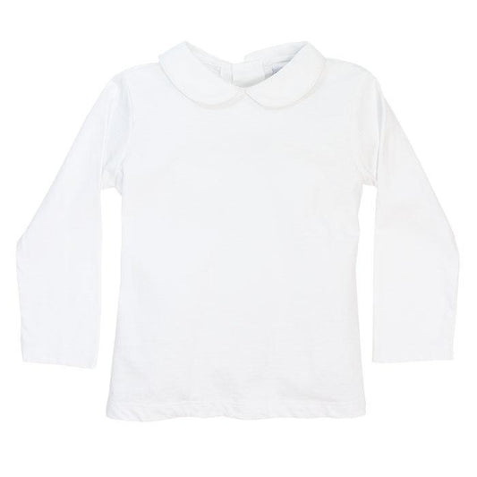White Knit w/White Trim Shirt