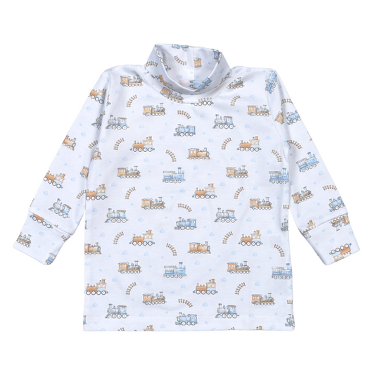 Choo Choo Pima Turtleneck