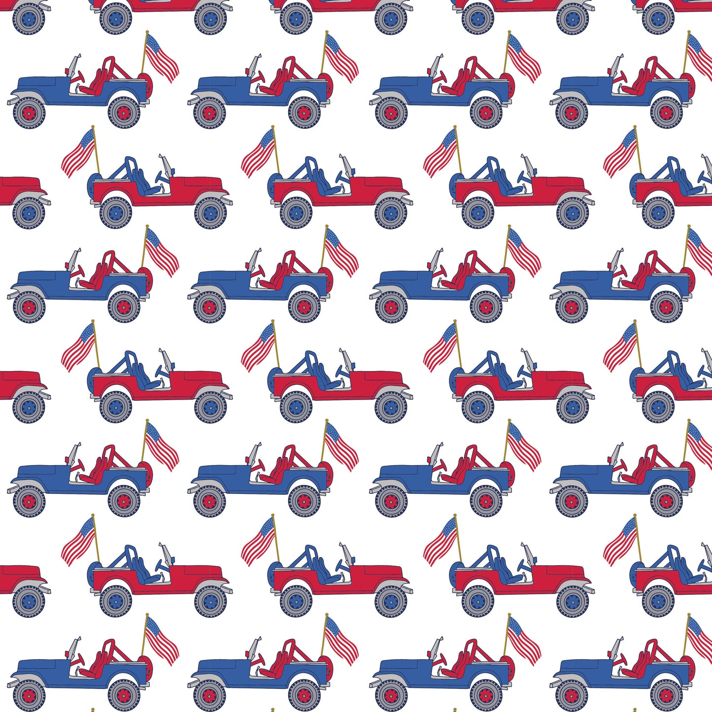Patriotic Jeeps - Benton Bubble