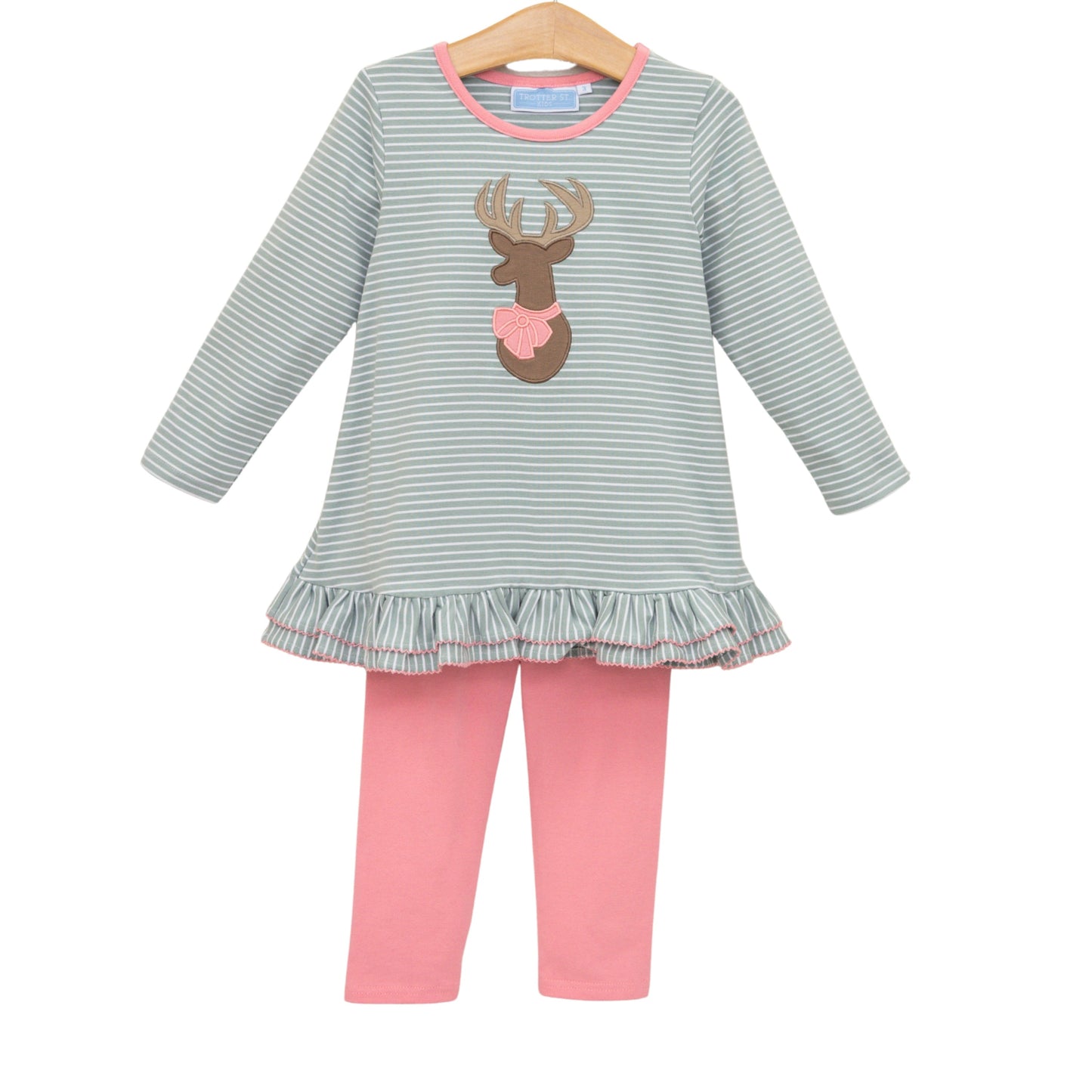 Deer - Ruffle Pant Set