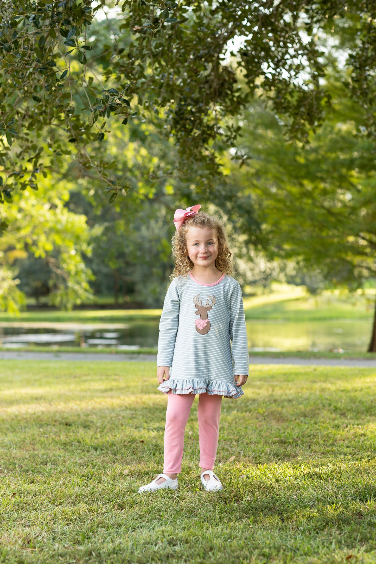 Deer - Ruffle Pant Set